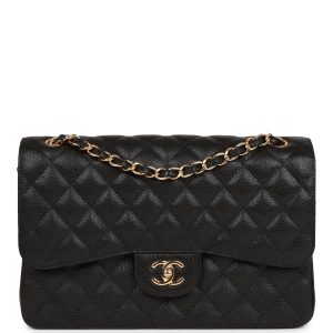 Double Flap Bag Black Hardware.