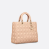 LARGE LADY DIOR BAG Sand Pink.